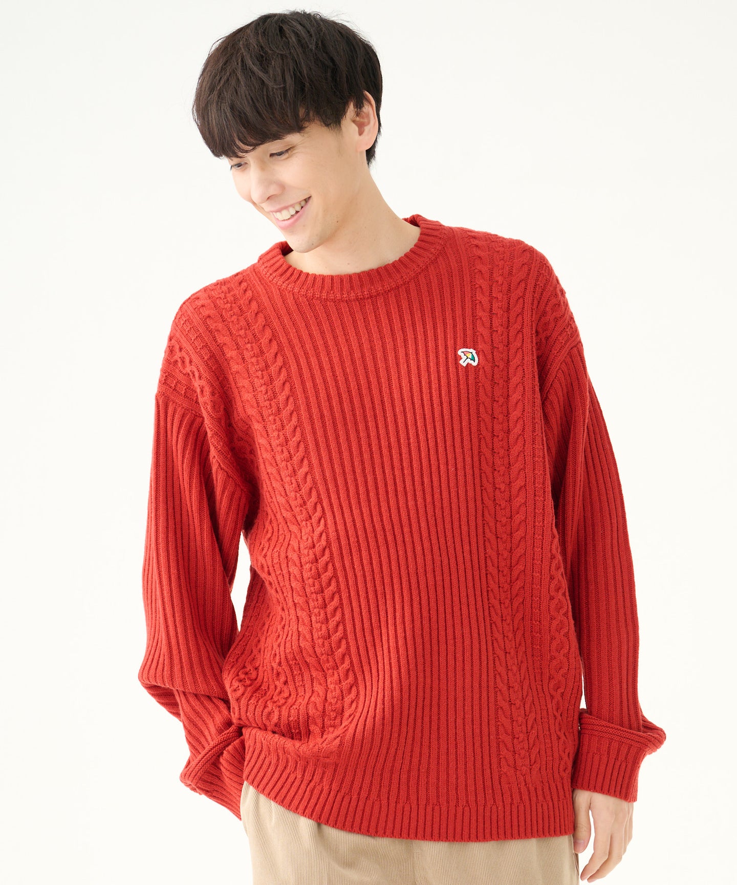 Arnold Palmer シェア ミックスパターン ニットプルオーバー